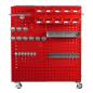 Preview: Holzmann fahrbare Werkzeuglochwand WLW62DUO mit 62-teiligem Werkzeughalterset